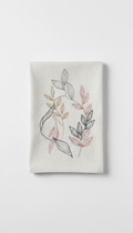 Personalized linen kitchen towel